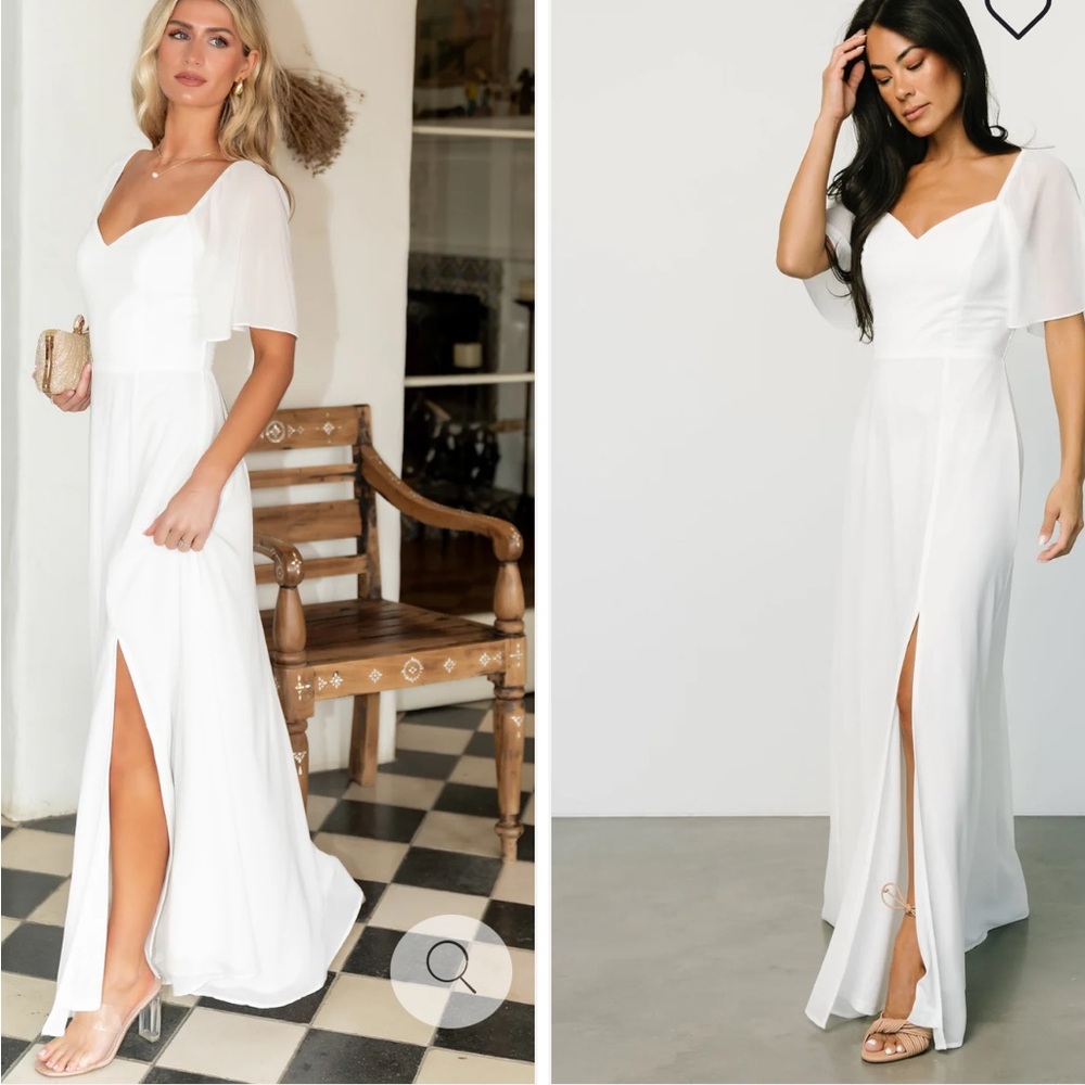 Baltic Born Elegant White Maxi Dress